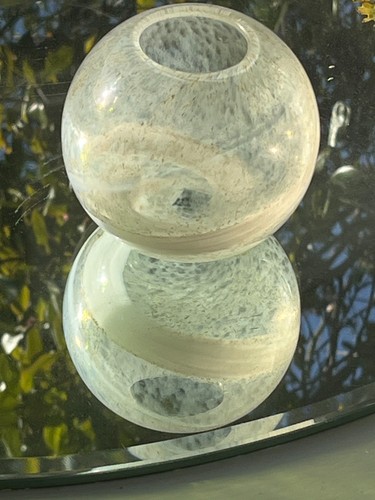 Langham glass ovoid vase - langham,