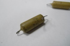 Mullard Capacitor Mustard
