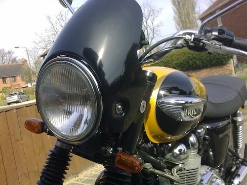 Triumph thruxton bonneville - , &