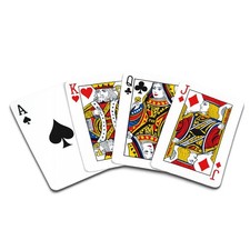 New Giant A4 Playing Cards