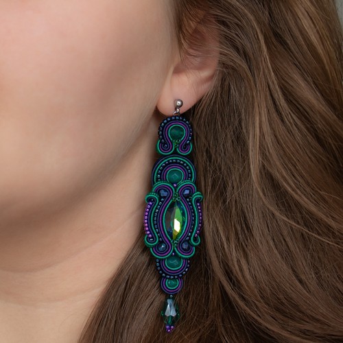 Dark emerald sapphire violet - dark,