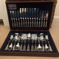 KINGS Arthur Price International Stainless Steel 58 Piece Canteen of Cutlery
