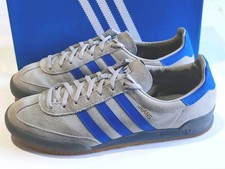 ADIDAS *JEANS* (CQ2769) GREY BLUE MENS SUEDE TRAINERS UK 9 EU 43 1/3