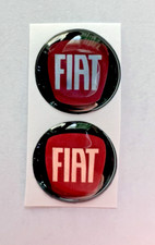 FIAT key sticker badge x 2