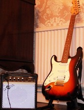 Left Handed Electric Guitar