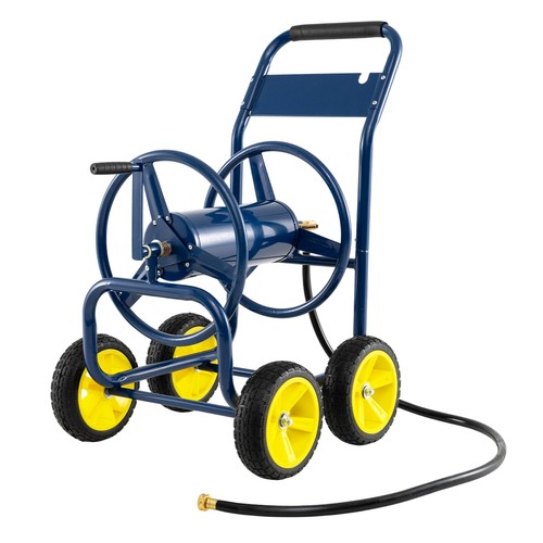 Wheel garden hose reel - hose, cart