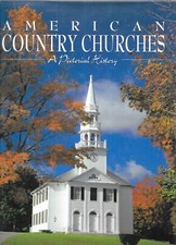 AMERICAN COUNTRY CHURCHES (12.5 X 9) by JILL CARAVAN unread Near Mint