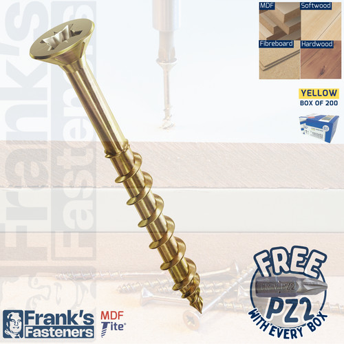 Mdf tite pozi - pozi, countersunk