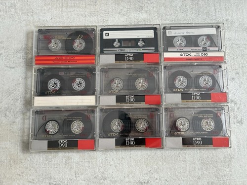 Tdk cassette tapes d90 s - tdk, x