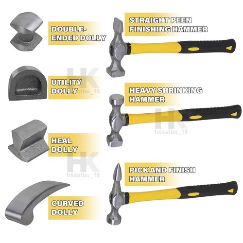 7pc car dent auto body - 7pc,