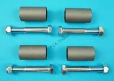 4 x Leaf Spring Eye Bush 28mm x 50mm with 80mm Bolts for Ifor Williams Trailer