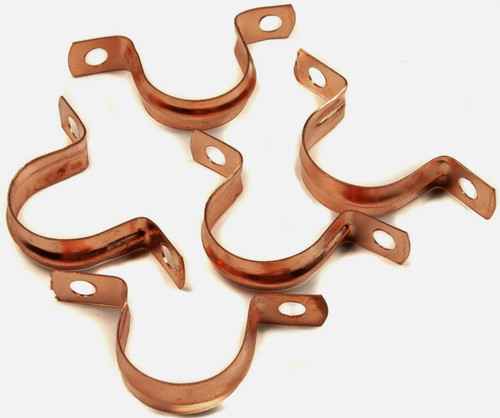 22mm copper saddle clip - x,