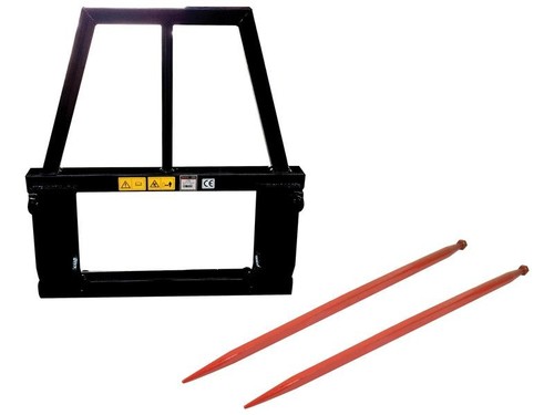 High back bale spike frame - high, 2