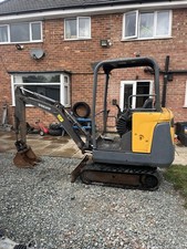 volvo ec15d 2018 mini digger