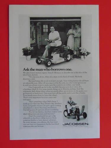 1971 jacobsen riding lawn - 1971,