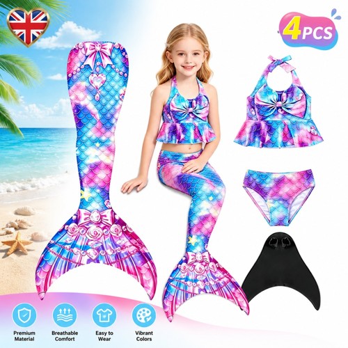 Swimmable kids mermaid tail - mermaid,