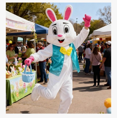 Adult easter bunny mascot - easter,
