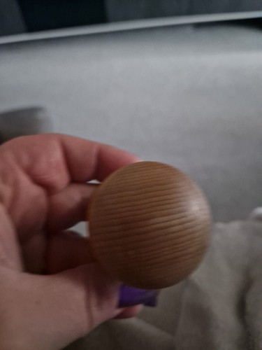 Wooden knob handle - wooden,