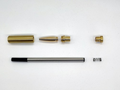 Solid brass woodturning pen - brass,