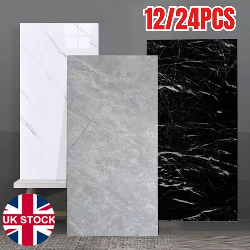 24x pvc marble tiles wall - pvc,