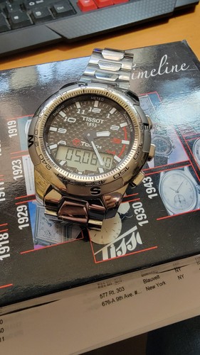 Tissot touch black - t-touch, carbon