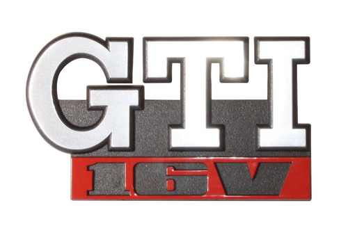 Front grille badge - front, gti