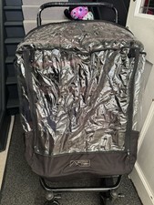 Mountain Buggy Storm Rain Cover For Duet Double   Pushchair