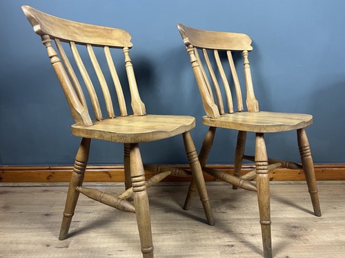 Vintage pair chairs - of,