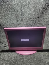 Alba 19 Inch TV PINK LCD19880H Stand No Remote - Used With Scratches - Working