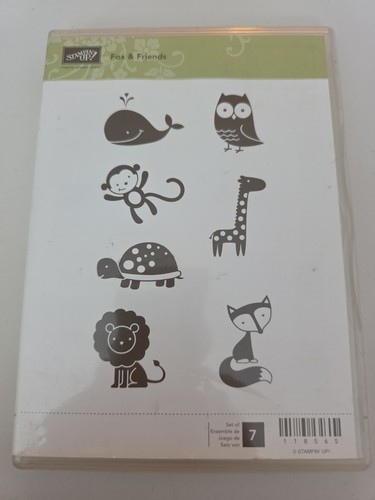 Stampin stamp set fox - set,