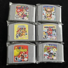 Mario kart / Party/Tennis/Super Mario 64/DONKEY KONG 64 Game Tested Working 1pc