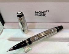 Fabulous Montblanc Special Edition Boheme Silver+Black Body Color Ballpoint Pen
