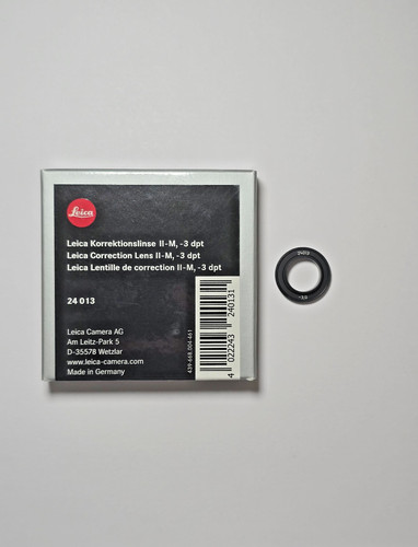 Leica correction lens 3 - ii-m, -3