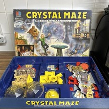 Vintage Crystal Maze 1993 The Time Travel Adventure Board Game 100% Complete