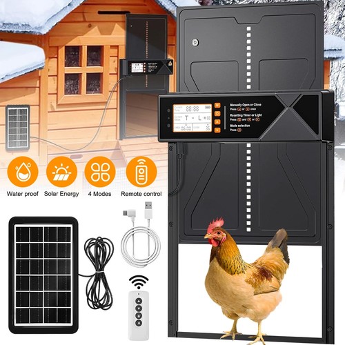 Automatic chicken coop - automatic, door