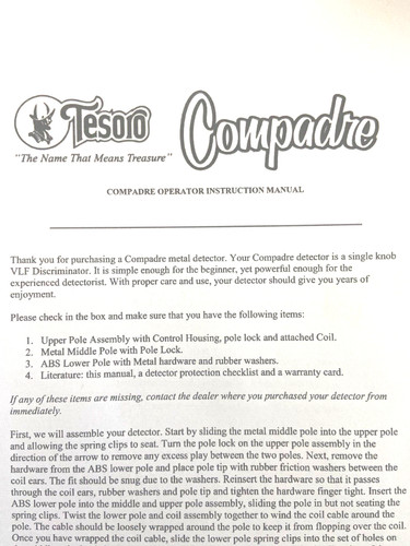 Tesoro compadre metal - tesoro,