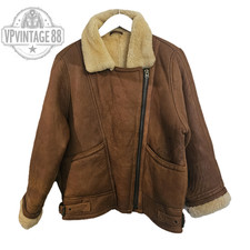 Vintage B3 B-3 Brown Shearling