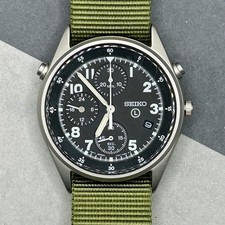 Seiko Men's Black Watch -