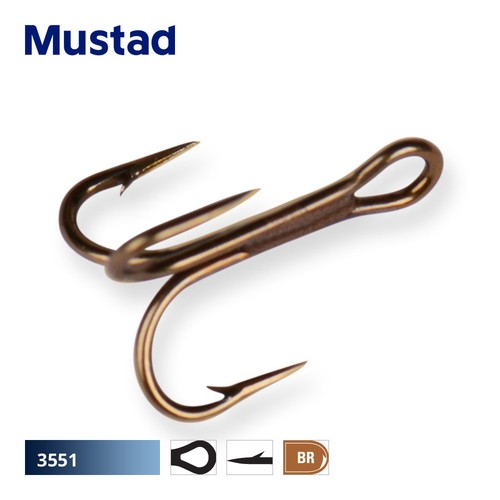 Mustad freshwater treble - freshwater,