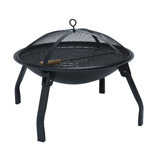 Portable fire pit - bbq, folding