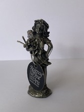 LOVELY LITTLE PEWTER METAL FAIRY ORNAMENT FIGURE WITH REGENCY FINE ARTS TAG