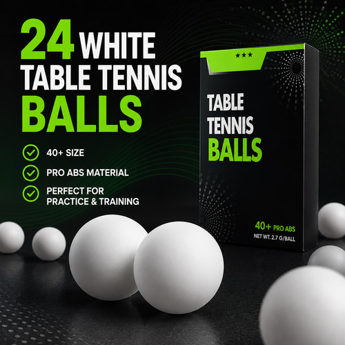 Set white table tennis - table,