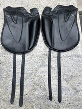 Wow Saddle Dressage Flaps - Black