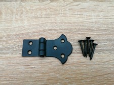 Ornate Chest Box Trunk Casket Cupboard Cabinet Corner Black Butterfly Hinge