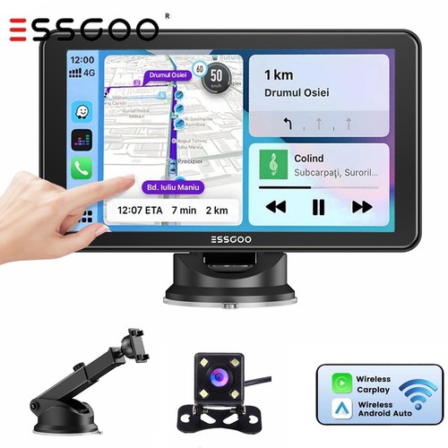 Wireless portable auto car - 7",