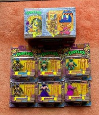 TMNT Playmates Reissue Retro Rotocast Sewer Lair Action Figure 6-Pack 2021 issue