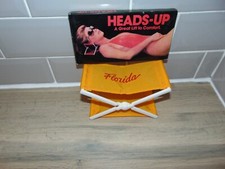 Vintage Heads-Up Head and Neck Support Beach, Tanning Bed 1985 New Fold a Pillow