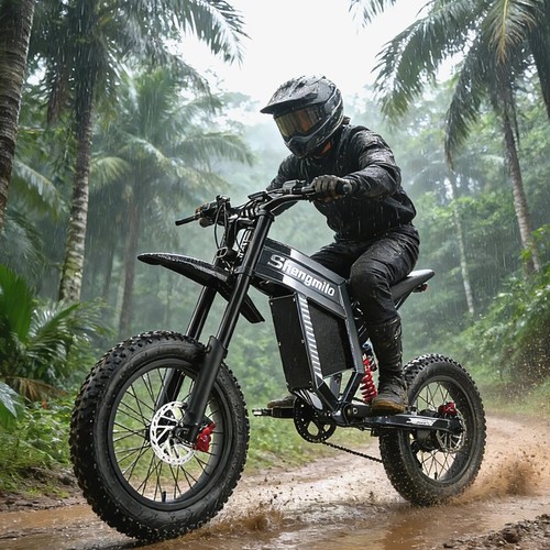 Fat tyre electric bike - fat,