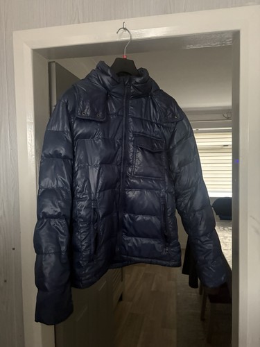Uniqlo navy blue puffer - puffer, jacket