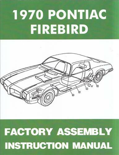 1970 pontiac firebird workshop - pontiac,